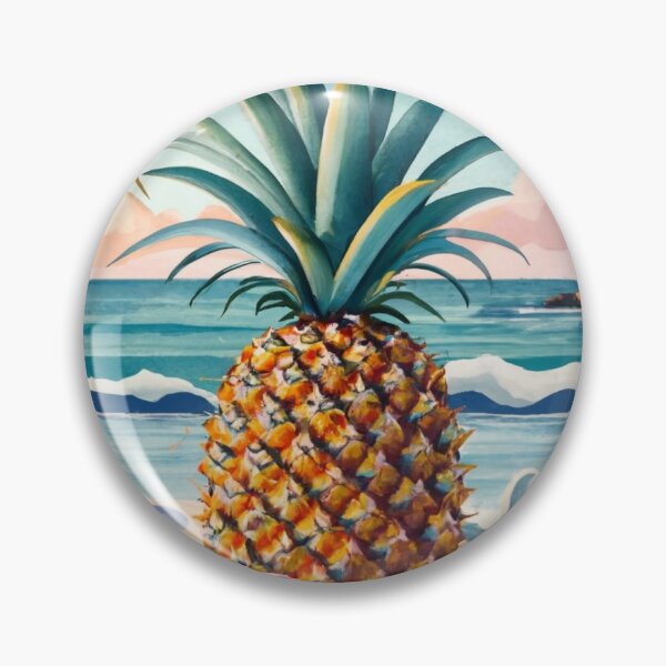 Artikelvorschau, Ananasparadies von Ocean Waves entworfen und verkauft von BeachWhisper.