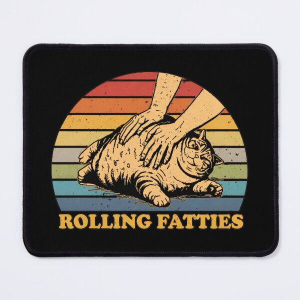 Item preview, Rolling Fatties Vintage Sunset Cat Massage Art designed and sold by GiaoCalonas.