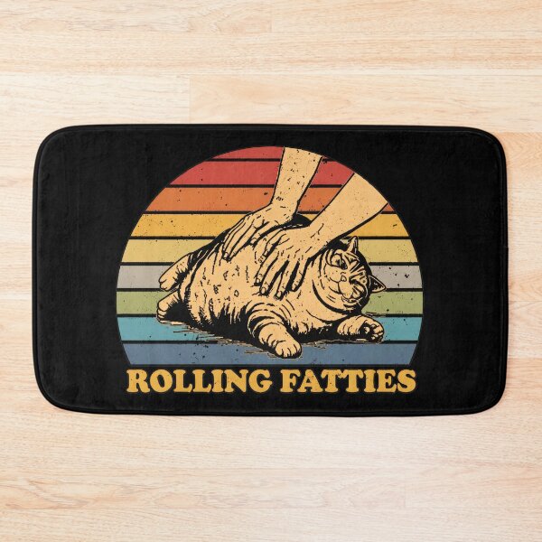 Item preview, Rolling Fatties Vintage Sunset Cat Massage Art designed and sold by GiaoCalonas.