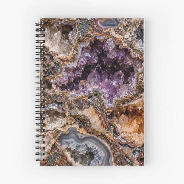 Item preview, Crystal Geode Caverns – Amethyst Quartz Mineral Art designed and sold by GSizzle1.
