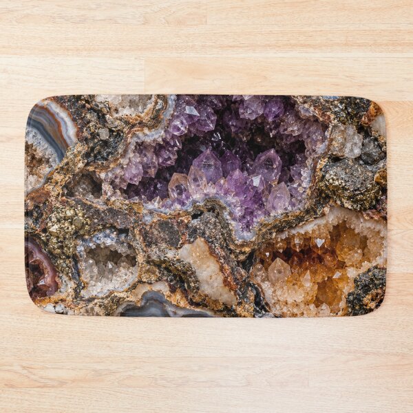 Item preview, Crystal Geode Caverns – Amethyst Quartz Mineral Art designed and sold by GSizzle1.