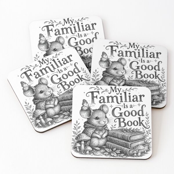 Item preview, Mouse Bookish Cottagecore Book Lovers Gift, Book Club Sticker Magnet  designed and sold by colorleafz.