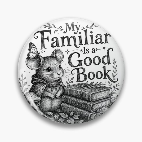 Item preview, Mouse Bookish Cottagecore Book Lovers Gift, Book Club Sticker Magnet  designed and sold by colorleafz.