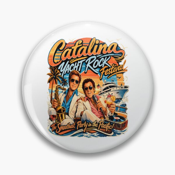 Item preview, Catalina Yacht Rock Festival Smoothest Party In The Pacific Retro Beach   designed and sold by Garstshop.