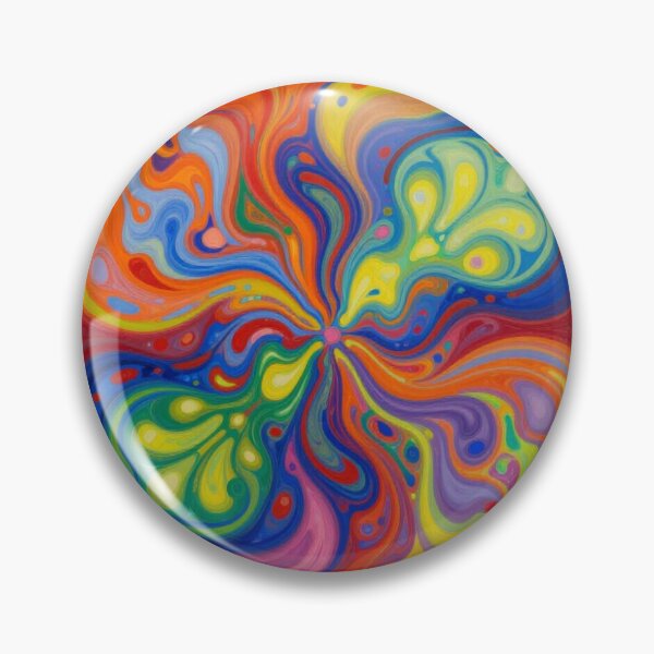 Item preview, Psychedelic Color Swirl inspired by Peter Max in vibrant abstract digital motion designed and sold by FotoworldEdel.