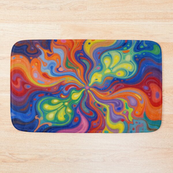 Item preview, Psychedelic Color Swirl inspired by Peter Max in vibrant abstract digital motion designed and sold by FotoworldEdel.