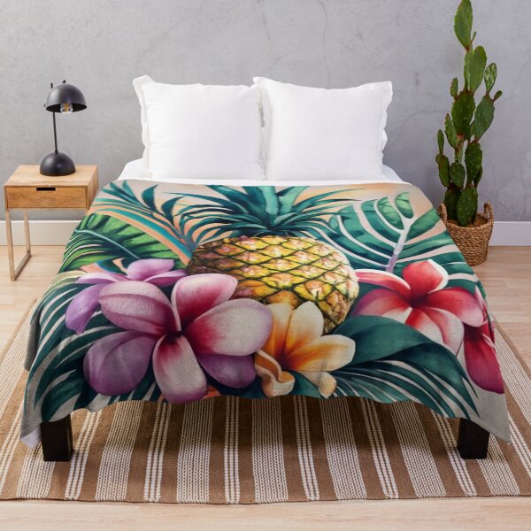 Artikelvorschau, Tropisches Blumen-Ananas-Arrangement entworfen und verkauft von BeachWhisper.