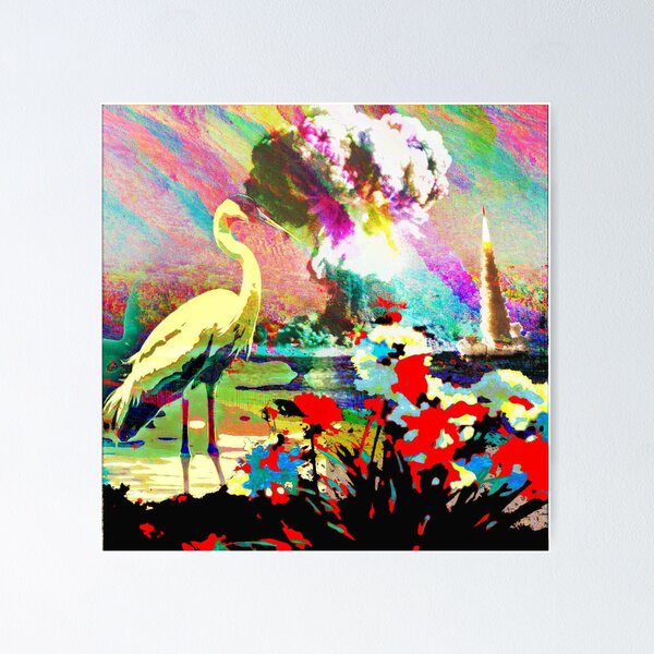 Item preview, Garza surrealista más allá del horizonte del apocalipsis designed and sold by JanekaBobbitt.