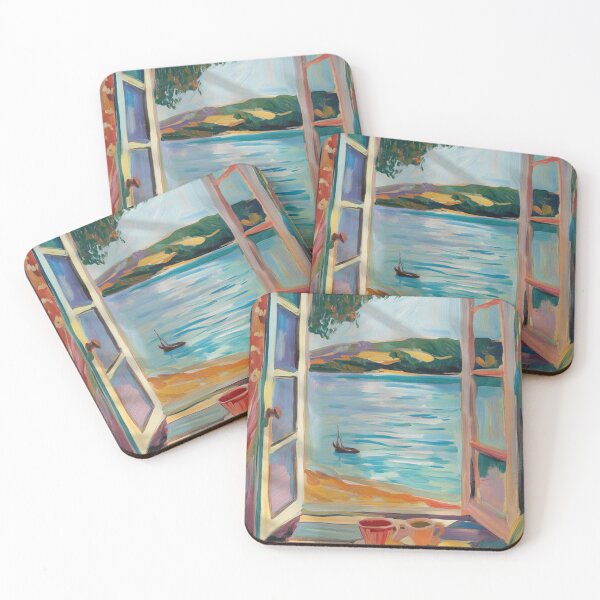 Item preview, Henri Matisse Sea Window Authentic Vintage Fine Art Print New York designed and sold by Cool Robot Bro..