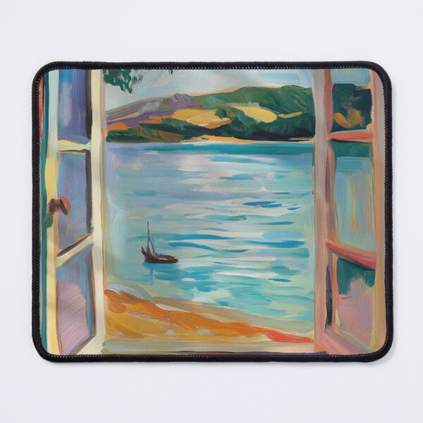 Item preview, Henri Matisse Sea Window Authentic Vintage Fine Art Print New York designed and sold by Cool Robot Bro..