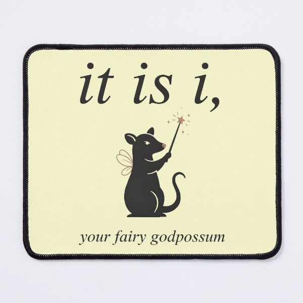 Item preview, It Is I Your Fairy Godpossum Cute Animal Meme designed and sold by Redgiant87x.