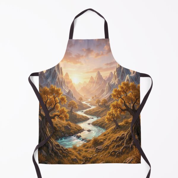Item preview, Golden River Valley in Mystic Light and Autumn Colors designed and sold by FotoworldEdel.