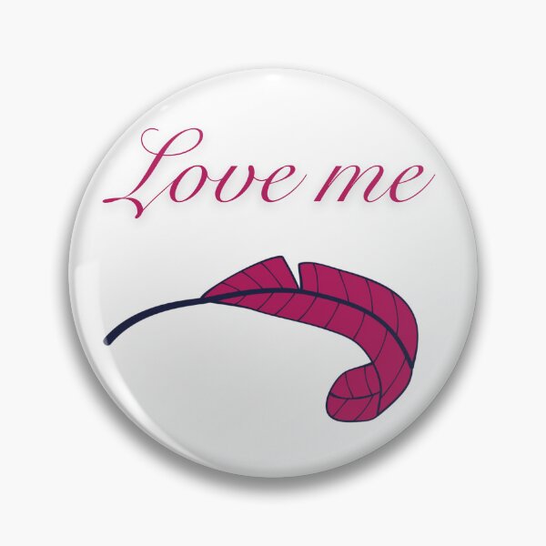 Item preview, Love Me – Bold Pink Feather Design designed and sold by VariusDesigns.