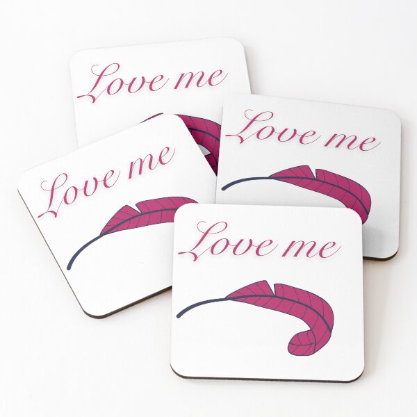 Item preview, Love Me – Bold Pink Feather Design designed and sold by VariusDesigns.