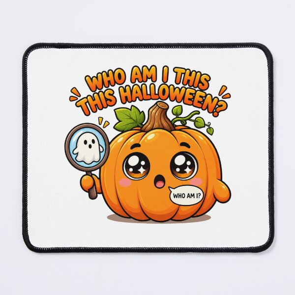 Item preview, Who Am I This Halloween? – Funny Cute Pumpkin designed and sold by MrDev.