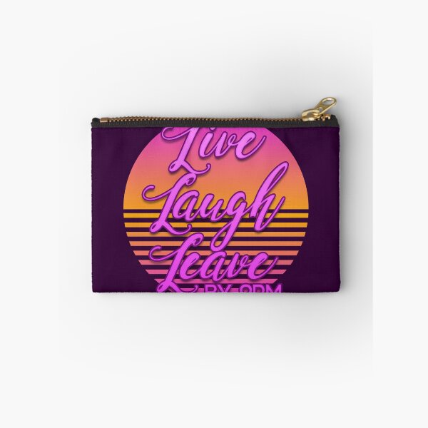 Item preview, Live Laugh Leave By 9PM - Funny Introvert Pink Neon Typography designed and sold by Silly Goose Party.
