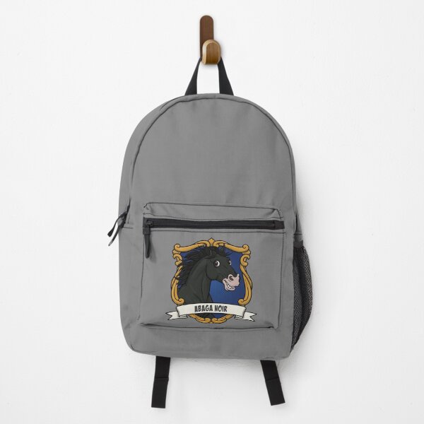Item preview, The caricature of the Black Abaga horse in a coat of arms designed and sold by Cheval-de-coeur.