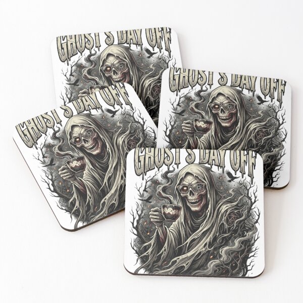 Item preview, Ghost’s Day Off – Sinister Gothic Horror Ghost Halloween T-Shirt designed and sold by Shahjiar Shop.