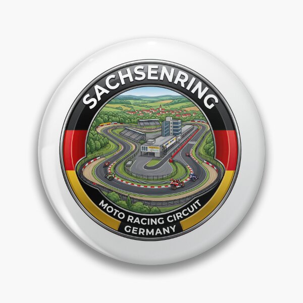 Item preview, Sachsenring Motorcycle Racing Circuit designed and sold by enzoade.