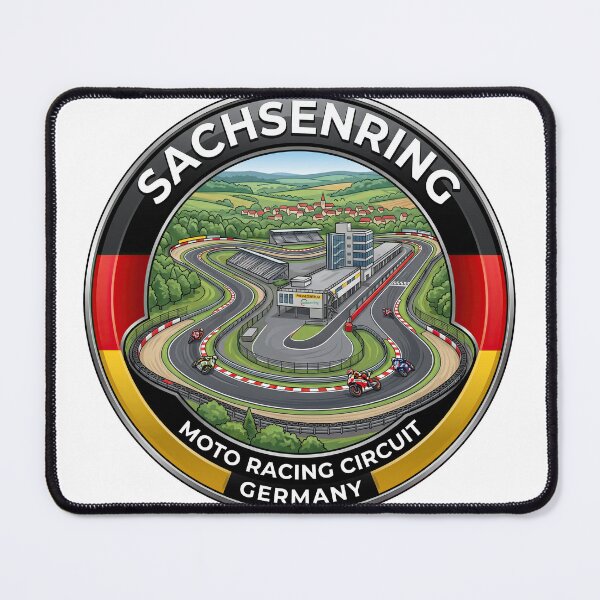 Item preview, Sachsenring Motorcycle Racing Circuit designed and sold by enzoade.