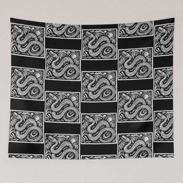 Item preview, Snake - Wood Carved Effect designed and sold by DekorStyle.