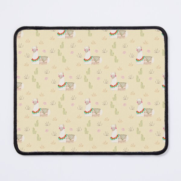 Item preview, Cute Watercolor Resting Llama with Flowers Cream Pattern designed and sold by svitlaarty.