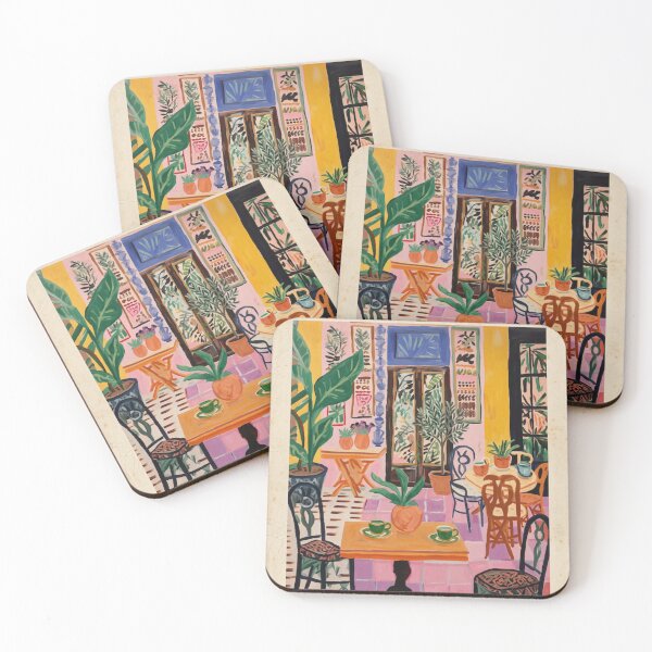 Item preview, Henri Matisse At The Coffee Shop Authentic Vintage Fine Art Print New York designed and sold by Cool Robot Bro..