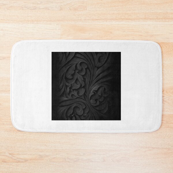 Item preview, Subtle Black Wood Carved Pattern designed and sold by DekorStyle.