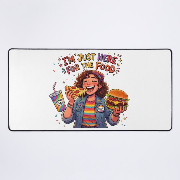 Item preview, I'M JUST HERE FOR THE FOOD designed and sold by OtavioPeres.