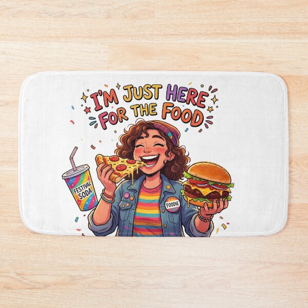 Item preview, I'M JUST HERE FOR THE FOOD designed and sold by OtavioPeres.