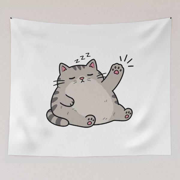 Item preview, Napping Cat Paw Beans Sparkle Cute Kawaii designed and sold by GiaoCalonas.