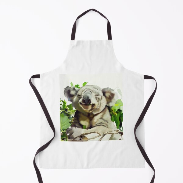 Item preview, Joyful Koala Chewing Eucalyptus Leaf designed and sold by JanekaBobbitt.