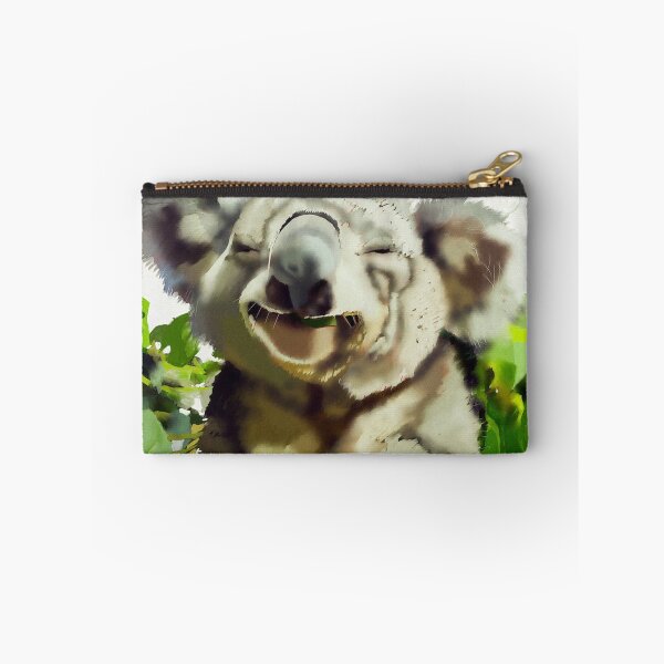 Item preview, Joyful Koala Chewing Eucalyptus Leaf designed and sold by JanekaBobbitt.