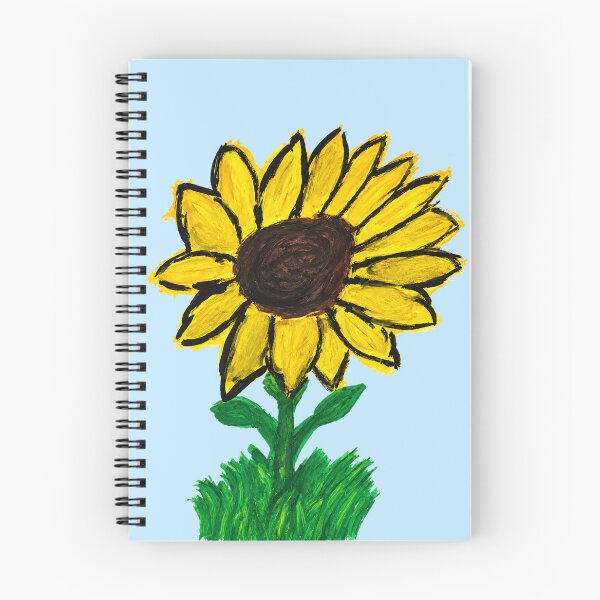Item preview, Vibrant Sunflower in Grass – Expressive Floral Painting designed and sold by SVox.