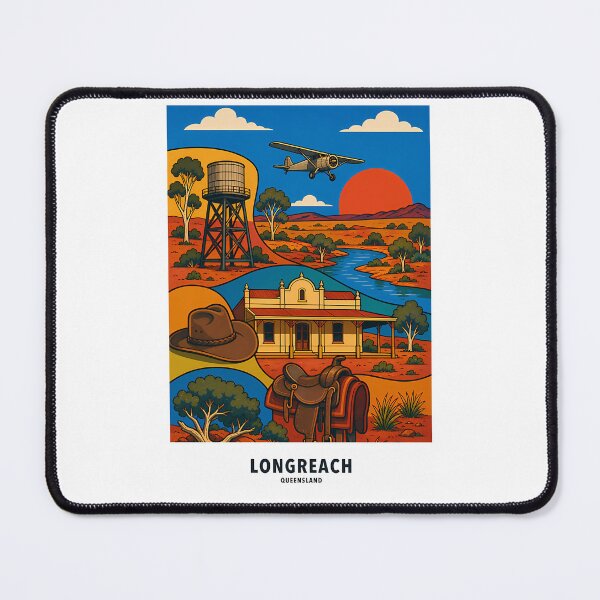 Item preview, Longreach Stockmans Hall Aircraft Thomson River And Tower designed and sold by PCXEXCHANGE.