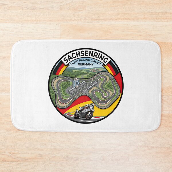 Item preview, Sachsenring MotoGP Circuit Germany designed and sold by enzoade.