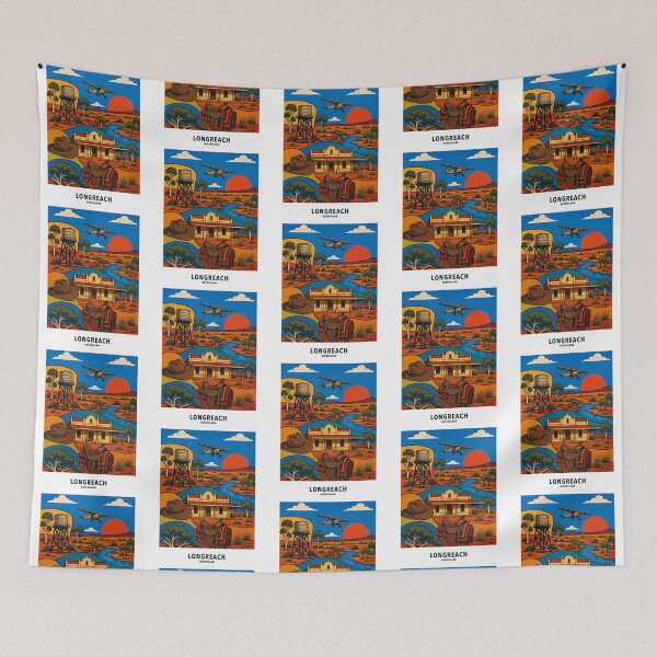 Item preview, Longreach Stockmans Hall Aircraft Thomson River And Tower designed and sold by PCXEXCHANGE.