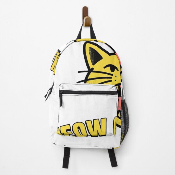 Item preview, Meow or Never – Playful Cat Pun Typography Design designed and sold by RokomariFabric.