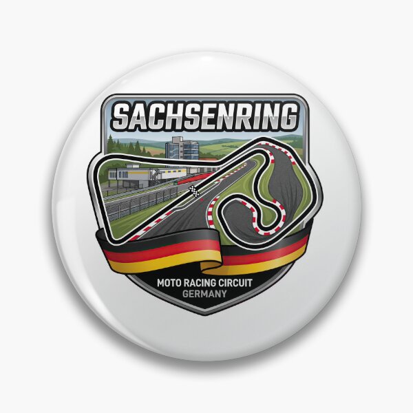 Item preview, Sachsenring Circuit Germany designed and sold by enzoade.