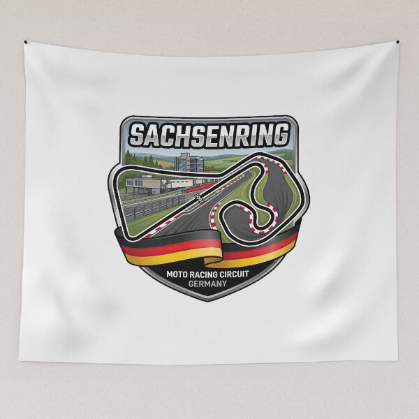 Aperçu de l'œuvre Circuit du Sachsenring, Allemagne créée et vendue par enzoade.