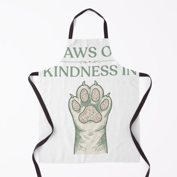 Item preview, Claws Out, Kindness In – Empowering Cat Lover Quote Design designed and sold by RokomariFabric.