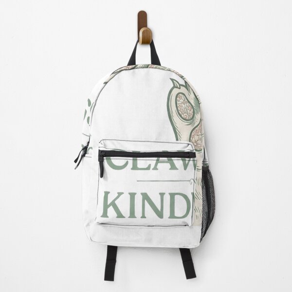 Item preview, Claws Out, Kindness In – Empowering Cat Lover Quote Design designed and sold by RokomariFabric.