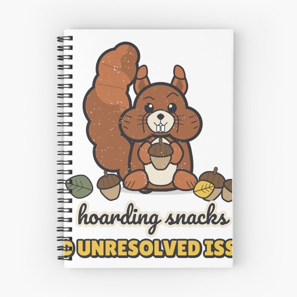 Item preview, Hoarding Snacks and Unresolved Issues - Funny Squirrel designed and sold by BooAndBloomCo.
