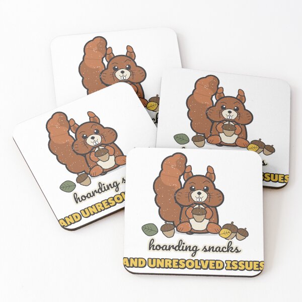 Item preview, Hoarding Snacks and Unresolved Issues - Funny Squirrel designed and sold by BooAndBloomCo.