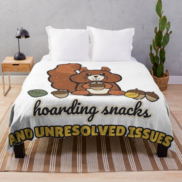 Item preview, Hoarding Snacks and Unresolved Issues - Funny Squirrel designed and sold by BooAndBloomCo.