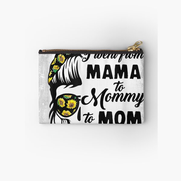 Item preview, Funny I Went From Mama To Mommy To Mom To Bruh Messy Bun designed and sold by Stungmans.
