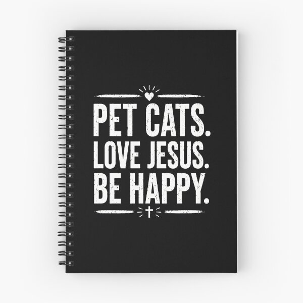 Item preview, Pet Cats Love Jesus Be Happy Christian Cat Lover designed and sold by GiaoCalonas.