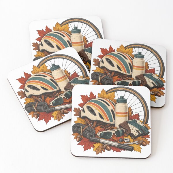 Item preview, Vintage Autumn Cycling Break designed and sold by Golden Era Studio.