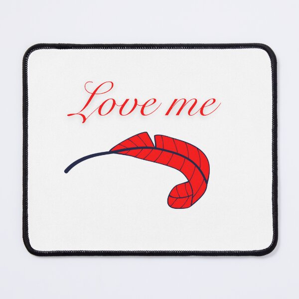 Item preview, Love Me – Red Feather Typography designed and sold by VariusDesigns.