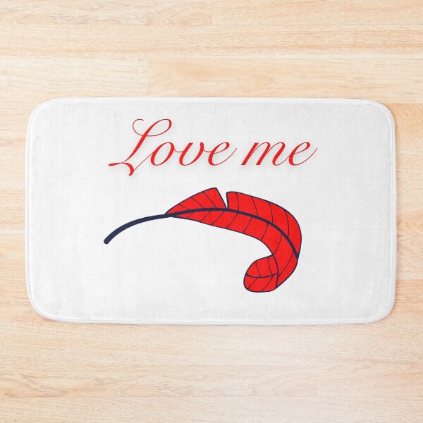 Item preview, Love Me – Red Feather Typography designed and sold by VariusDesigns.